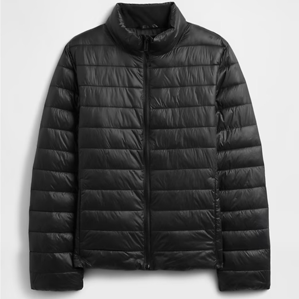 GAP Upcycled Black Puffer Jacket